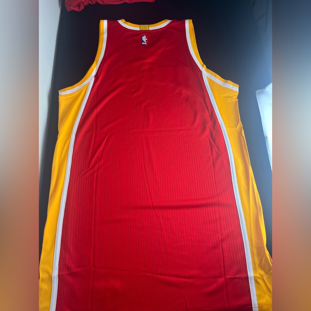 Houston Rockets NBA Adidas Climacool Jersey 3XL Length +4 Red & Yellow Brand New - Picture 2 of 5
